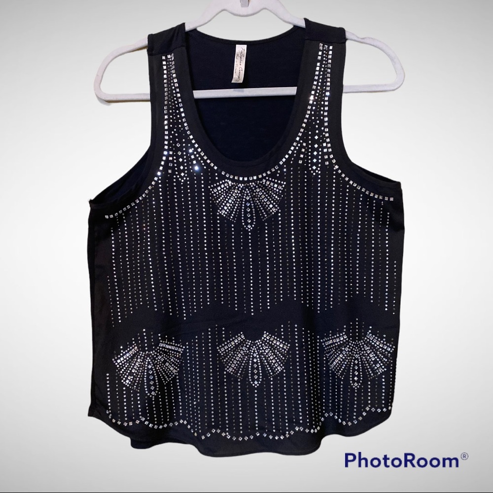 PerSeption Women’s Size M Concept tank w/bling